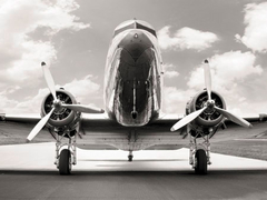 DC-3 in air field - 3AP3210