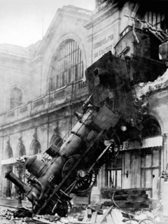 Train wreck at Montparnasse, Paris, 1895 - 3AP3215