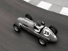 PETER SEYFFERTH - Historical race car at Grand Prix de Monaco BN - 3AP3254