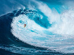 PANGEA IMAGES - Surfing the big wave, Tasmania - 3AP4870
