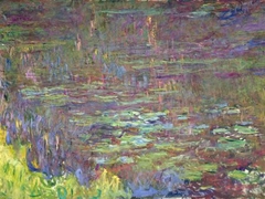 CLAUDE MONET - Detail of Waterlilies at Sunset - 3CM001