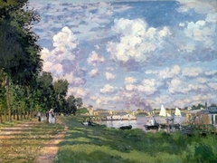 CLAUDE MONET - The Marina at Argenteuil - 3CM018