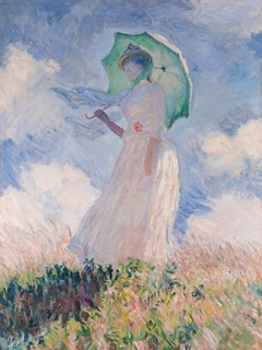 CLAUDE MONET - Woman with Parasol (Left) - 3CM027