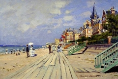 CLAUDE MONET - Plage de Trouville - 3CM1049