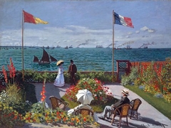 CLAUDE MONET - La playa de Sainte-Adresse - 3CM1416