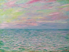 CLAUDE MONET - Atardecer en Pourville - 3CM2171