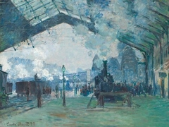 CLAUDE MONET - Arrival of the Normandy Train, Gare Saint-Lazare - 3CM2670