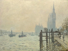 CLAUDE MONET - El Támesis debajo de Westminster - 3CM2672