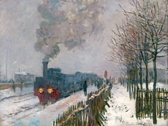 CLAUDE MONET - Le train dans la neige - 3CM3967