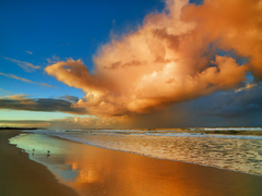 FRANK KRAHMER - Sunset on the ocean, New South Wales, Australia - 3FK3170
