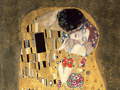 GUSTAV KLIMT - El Beso (detail) - 3GK4479