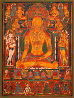 Buddha Ratnasambhava with Wealth Deities- 3JP4654