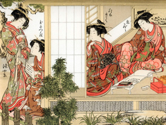 KATSUKAWA SHUNSHO Japanese Beauties, 1776 - 3JP598