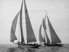 EDWIN LEVICK - Carrera de veleros durante el crucero Yacht Club - 3LE955