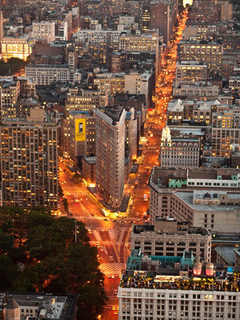 MICHEL SETBOUN - Aerial view of Flatiron Building, NYC - 3MS3277