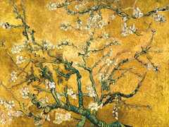 Van Gogh - Van Gogh Deco - Mandorlo in fiore (gold variation) - 3VG3106