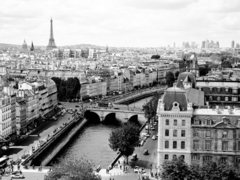 VADIM RATSENSKIY - View of Paris and Seine river - 3VR3189