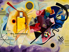 WASSILY KANDINSKY - Amarillo, Rojo y Azul - 3WK2611