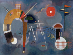 WASSILY KANDINSKY - Round and Pointed- 3WK2618