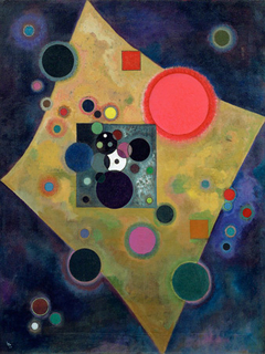 WASSILY KANDINSKY - Pink Accent - 3WK3002