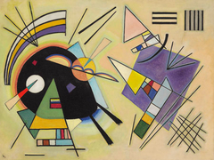 WASSILY KANDINSKY - Nero e viola - 3WK3074