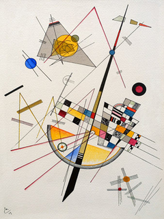 WASSILY KANDINSKY - Delicate Tension - 3WK3958