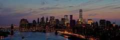 BERENHOLTZ RICHARD - Lower Manhattan at dusk - 4RB2587