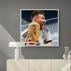 Messi con la Copa del Mundo - comprar online