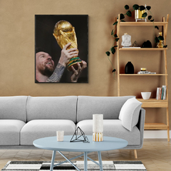 Messi levantando la copa #4 - comprar online