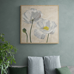 LUCA VILLA - Poppies in White I - 1LC4508 - comprar online