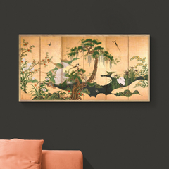 KANO EINO - Birds and Flowers of Spring and Summer - 2JP1611 - comprar online