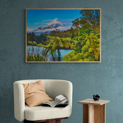 FRANK KRAHMER - Montaña Taranaki y lago Mangamahoe, Nueva Zelanda - 3FK5195 - comprar online