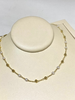 CHOKER PÉROLAS