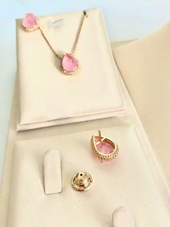 CONJUNTO GOTA ROSA BEBÊ - comprar online