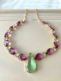 CONJUNTO LUXO - PURPLE AND GREEN na internet