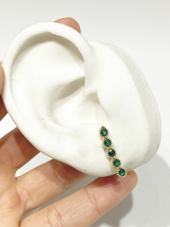 EAR CUFF GOTINHAS VERDES - comprar online