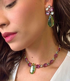 CONJUNTO LUXO - PURPLE AND GREEN