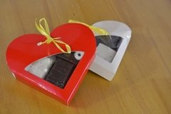 Caja de Corazón Cartulina con Chocolate Artesanal en internet