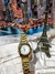 Kit c/5 Relógio Feminino Dourado " Orinet " Resistente a Água. na internet