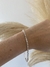 Pulsera Strass DE ACERO QUIRÚRGICO BLANCO