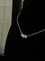 Conjunto Barritas Con Cubic de acero quirúrgico blanco - Joyas Lua .com