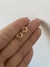 aro Argollita Enchapados en Oro 18k