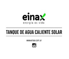 Termotanque solar de 200 litros no presurizado - Einax