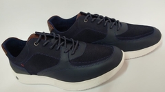 TENIS EN CUERO AZUL - comprar online