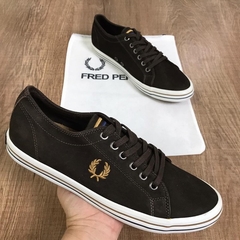 Sapatênis Fred Perry  preto  - llimports