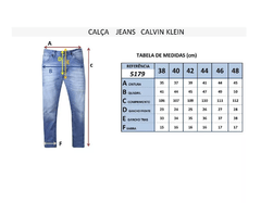 Calça Jeans Calvin Klein - EWQ010 - loja online