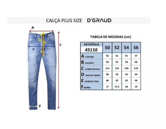 Calça Jeans D'Graud - Plus Size - ASXZ51 - loja online