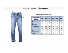 Calça Jeans Supreme - RFTGY78 - loja online