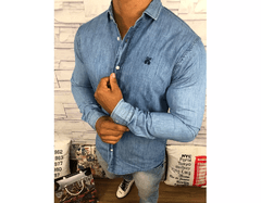 Camisa Jeans Manga Longa John John - JMHTG74