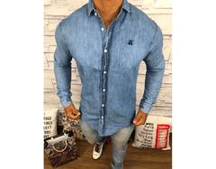 Camisa Jeans Manga Longa John John - JMHTG74 - loja online